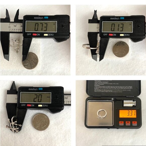 Sterling Silver 925 Star Sign Zodiac Virgo Constellation CZ Band Ring Sz 7.5 - Picture 11 of 16